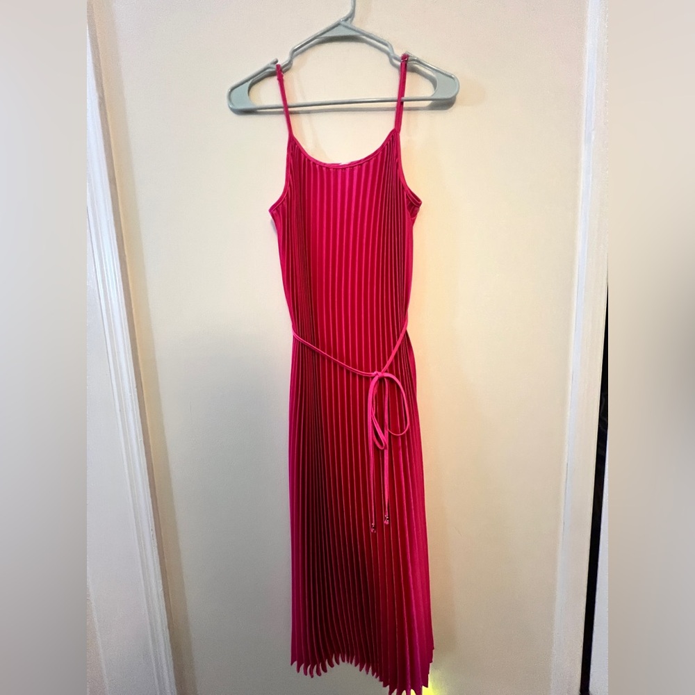 Sam Edelman Vibrant Pink Maxi Dress NWT